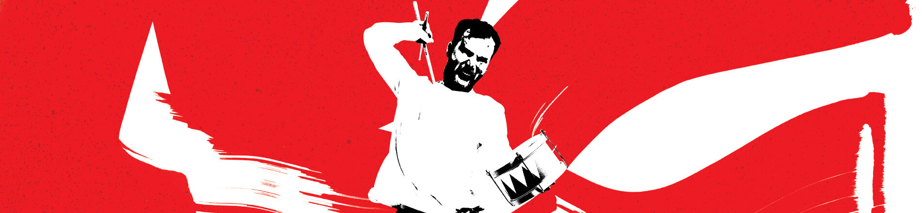 Lavastuse peategelena plekktrummi tagumas